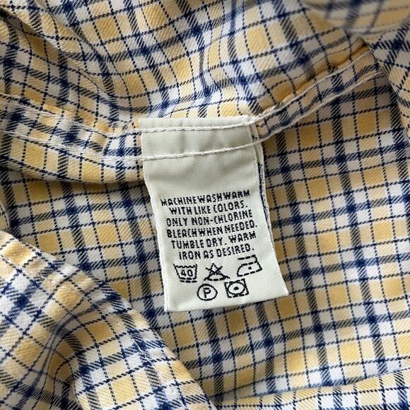 Eddie Bauer LS Plaid Button Down Shirt Sz LT - Picture 3 of 4